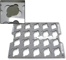 A part delivery resin plate